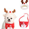 2PCS Adjustable Pet Christmas Costume Set 