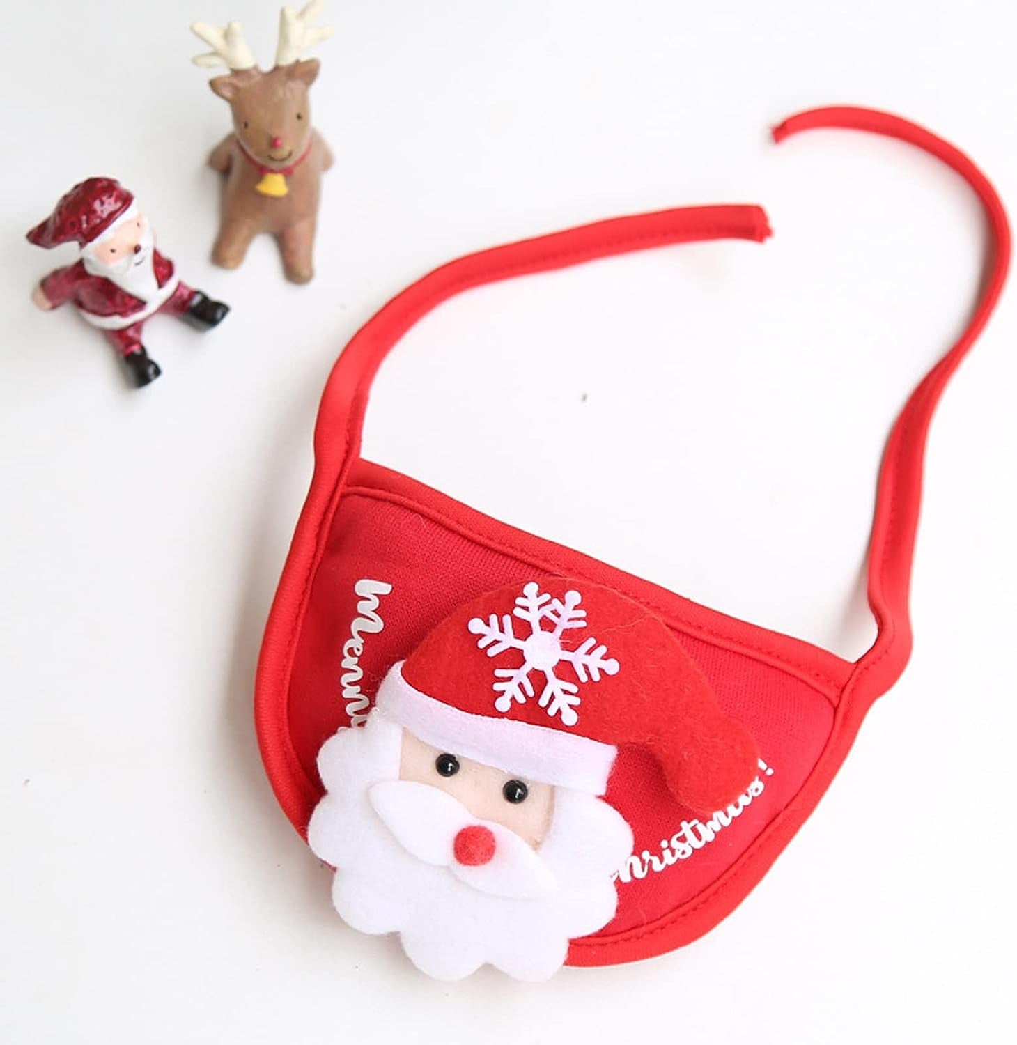 2PCS Adjustable Pet Christmas Costume Set 