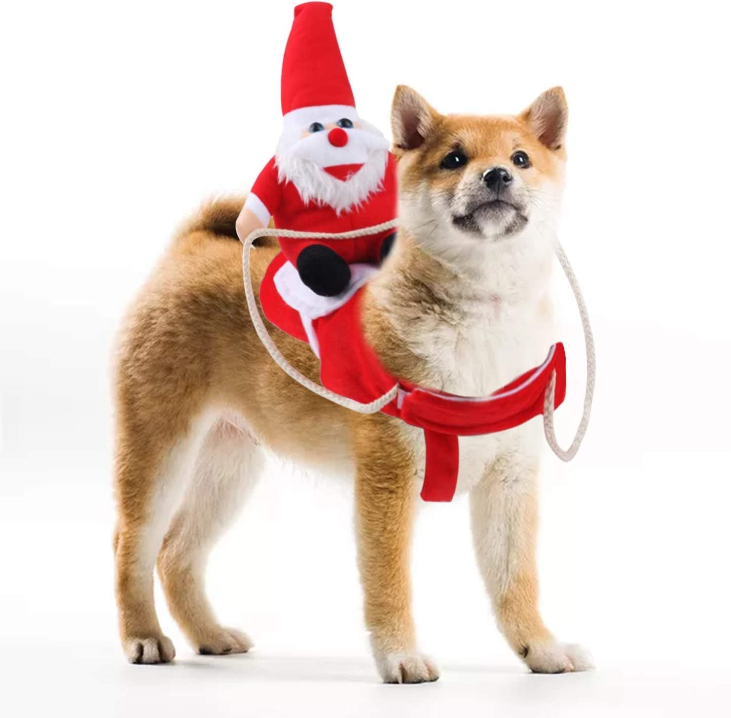 Christmas Dog Costume Funny Dog Christmas Santa Claus Costume 