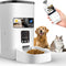 Automatic Pet Feeder with 6L Capacity, 1080P Camera, App Control, Voice Recording, Timed Feeding for Cats and Dogs